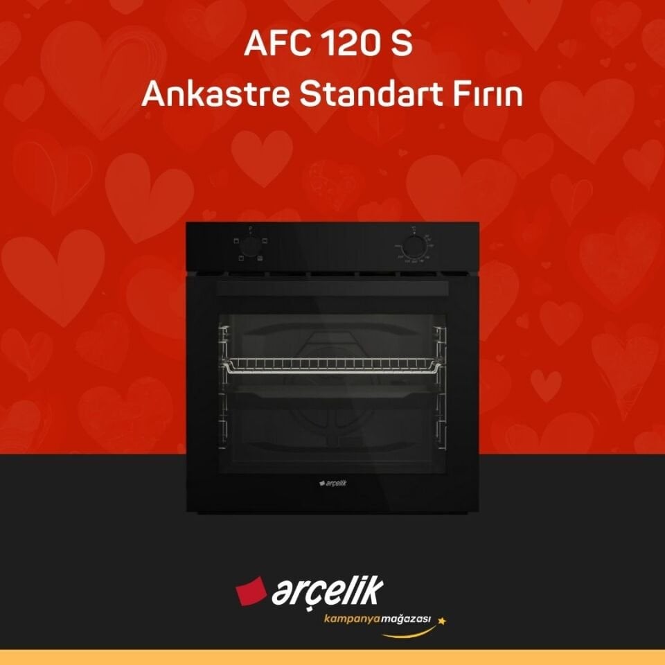 ARÇELİK AFC 120 S Fibona Serisi Ankastre Standart Fırın