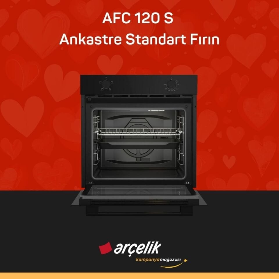 ARÇELİK AFC 120 S Fibona Serisi Ankastre Standart Fırın