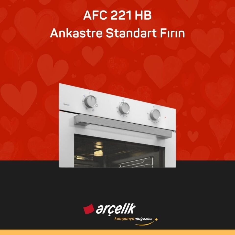 ARÇELİK AFC 221 HB Ankastre Standart Fırın