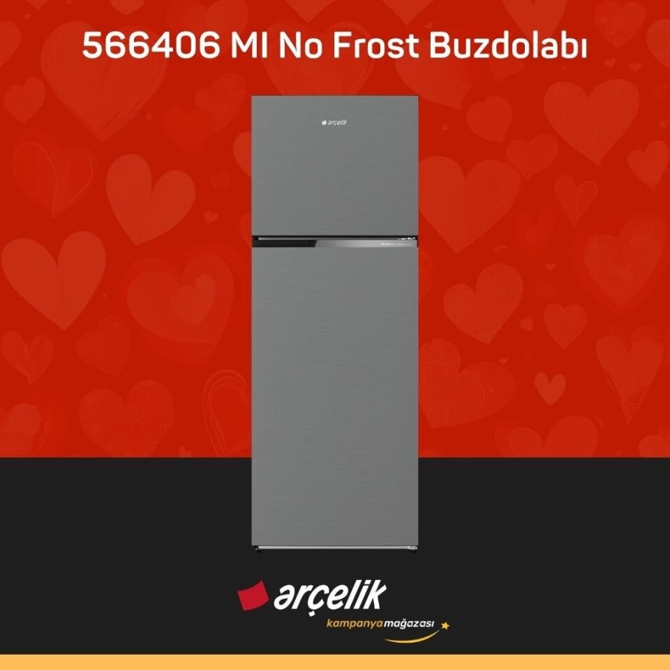 ARÇELİK 566406 MI Üstten Donduruculu Buzdolabı