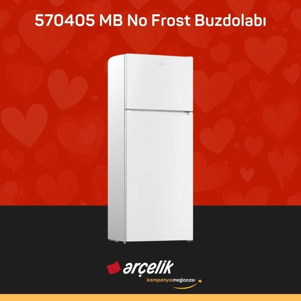 ARÇELİK 570405 MB Üstten Donduruculu Buzdolabı
