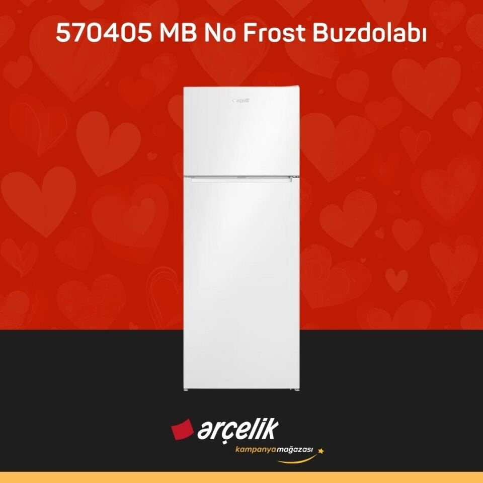 ARÇELİK 570405 MB Üstten Donduruculu Buzdolabı