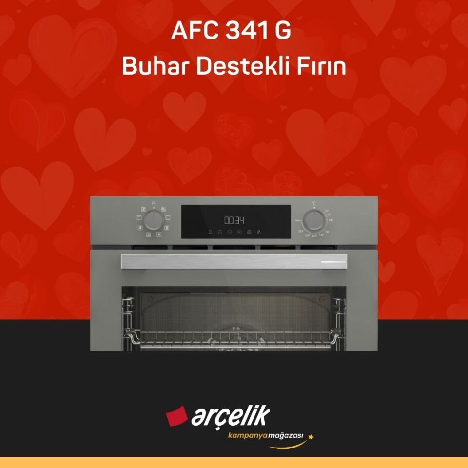 ARÇELİK AFC 341 G Buhar Destekli Fırın