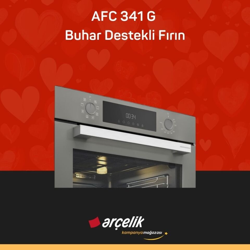 ARÇELİK AFC 341 G Buhar Destekli Fırın