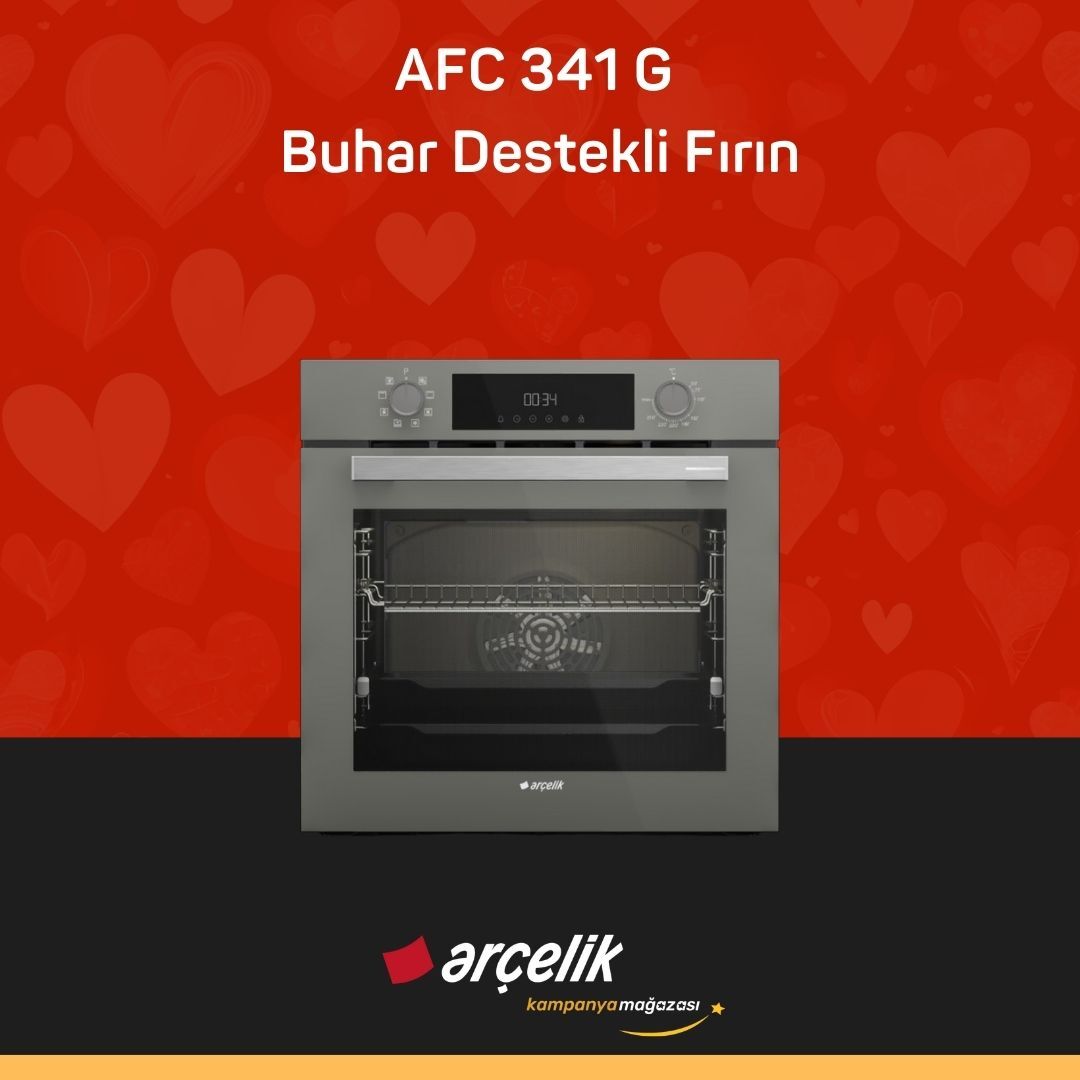 ARÇELİK AFC 341 G Buhar Destekli Fırın