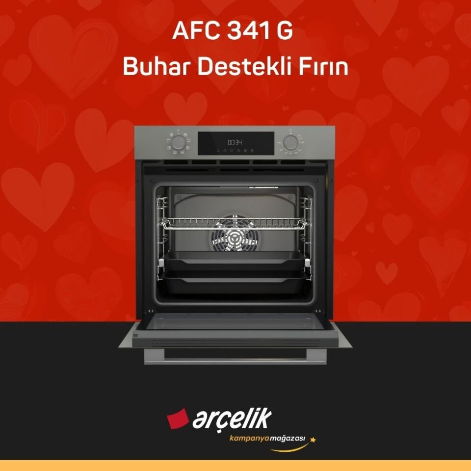 ARÇELİK AFC 341 G Buhar Destekli Fırın
