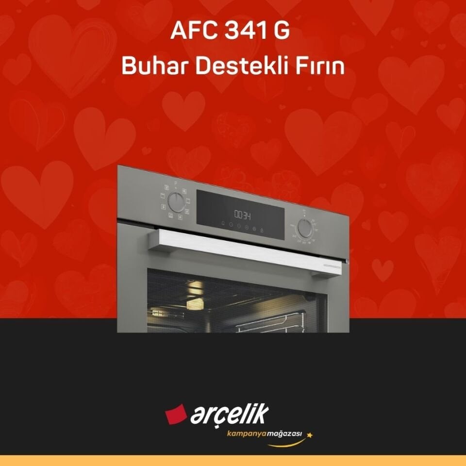 ARÇELİK AFC 341 G Buhar Destekli Fırın