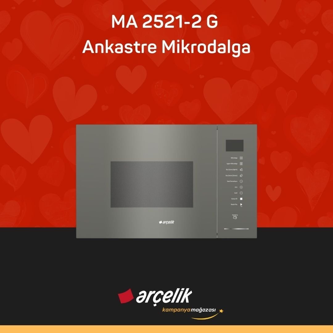 ARÇELİK MA 2521-2 G Ankastre Mikrodalga