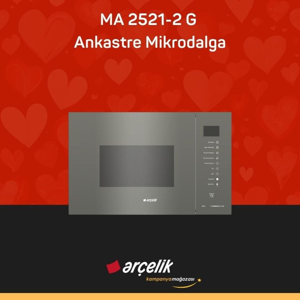 ARÇELİK MA 2521-2 G Ankastre Mikrodalga