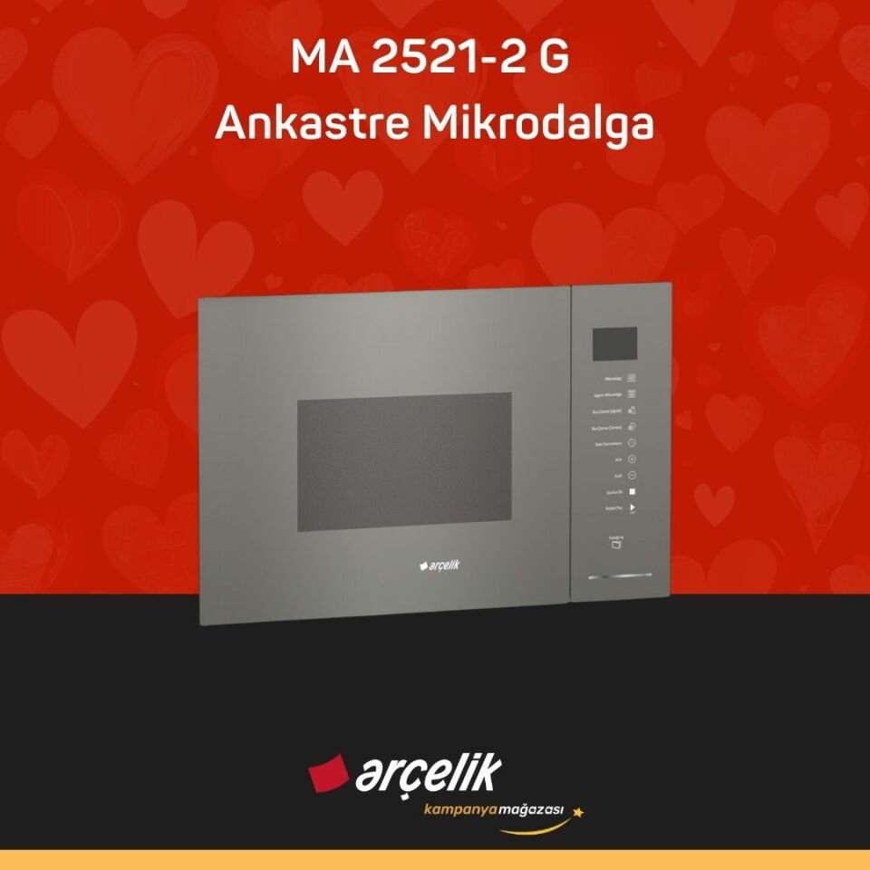 ARÇELİK MA 2521-2 G Ankastre Mikrodalga