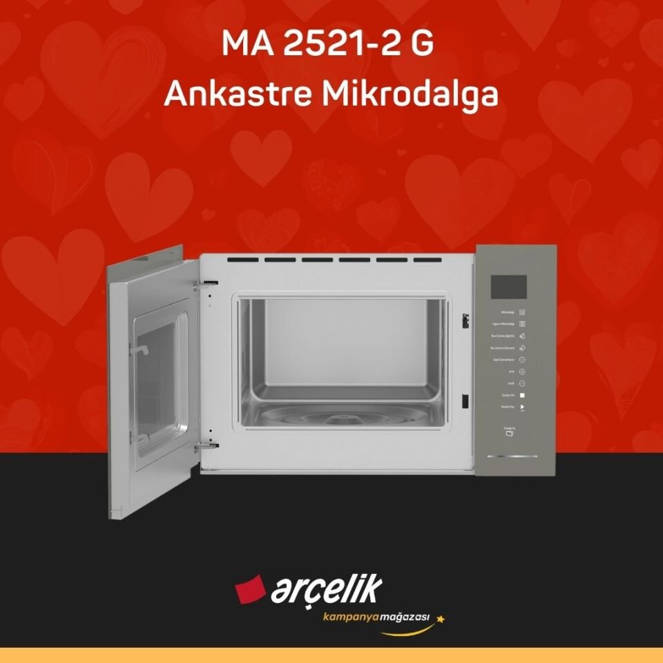 ARÇELİK MA 2521-2 G Ankastre Mikrodalga