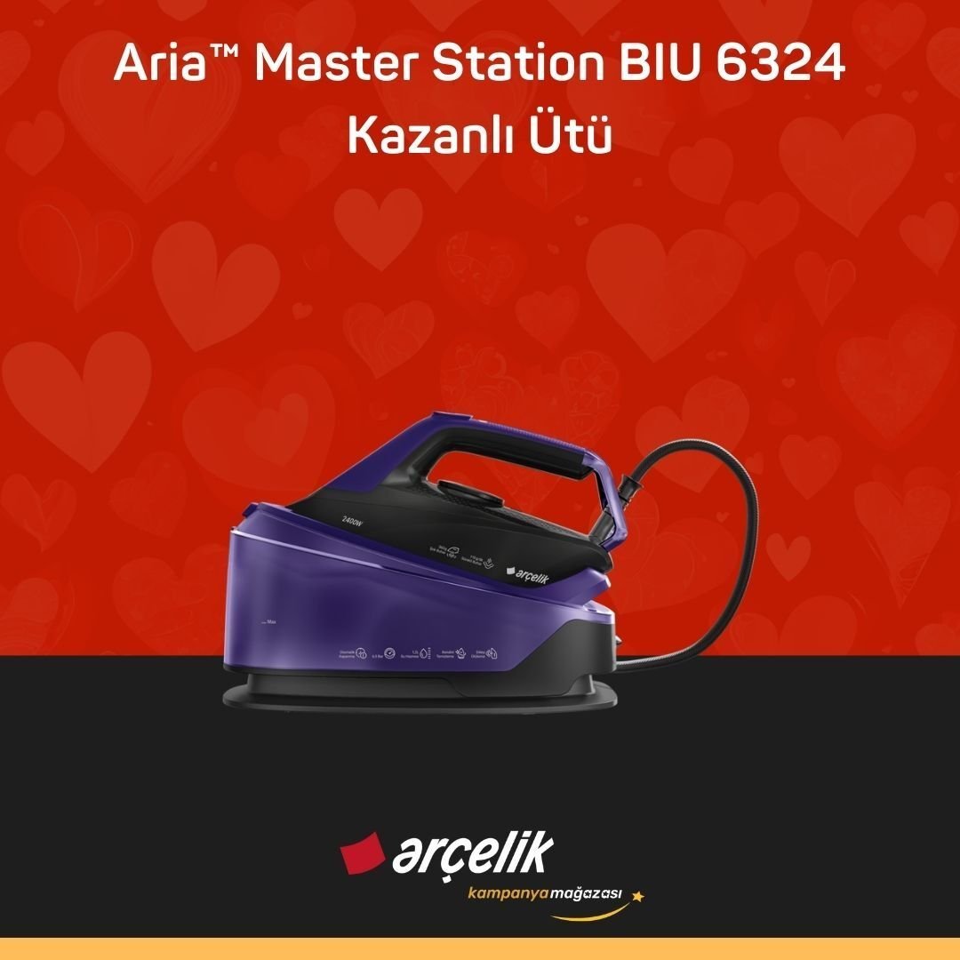 ARÇELİK Aria™ Master Station BIU 6324 Kazanlı Ütü