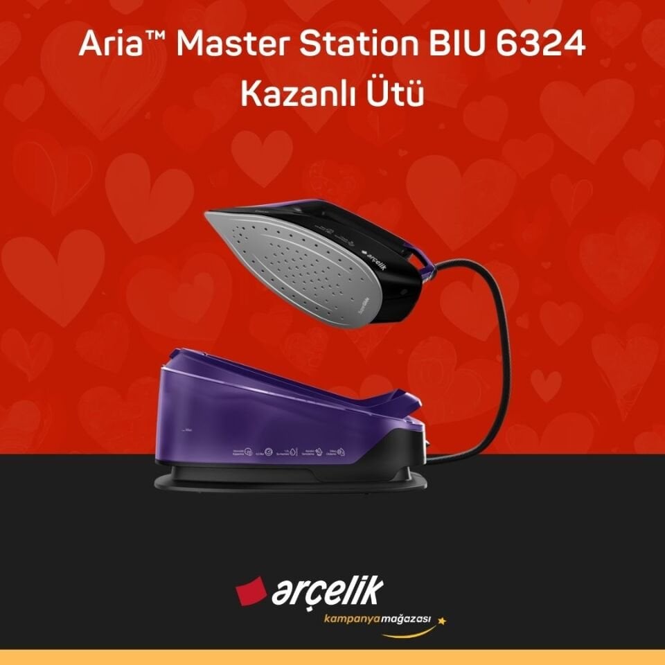 ARÇELİK Aria™ Master Station BIU 6324 Kazanlı Ütü