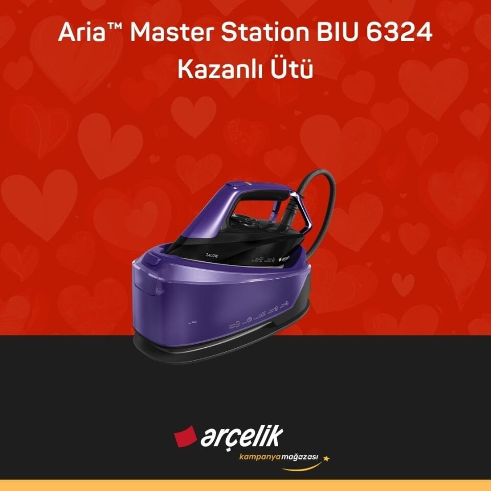 ARÇELİK Aria™ Master Station BIU 6324 Kazanlı Ütü