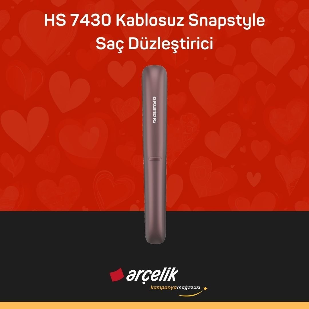 GRUNDIG HS 7430 Kablosuz Snapstyle Saç Düzleştirici
