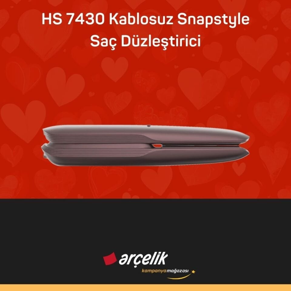 GRUNDIG HS 7430 Kablosuz Snapstyle Saç Düzleştirici