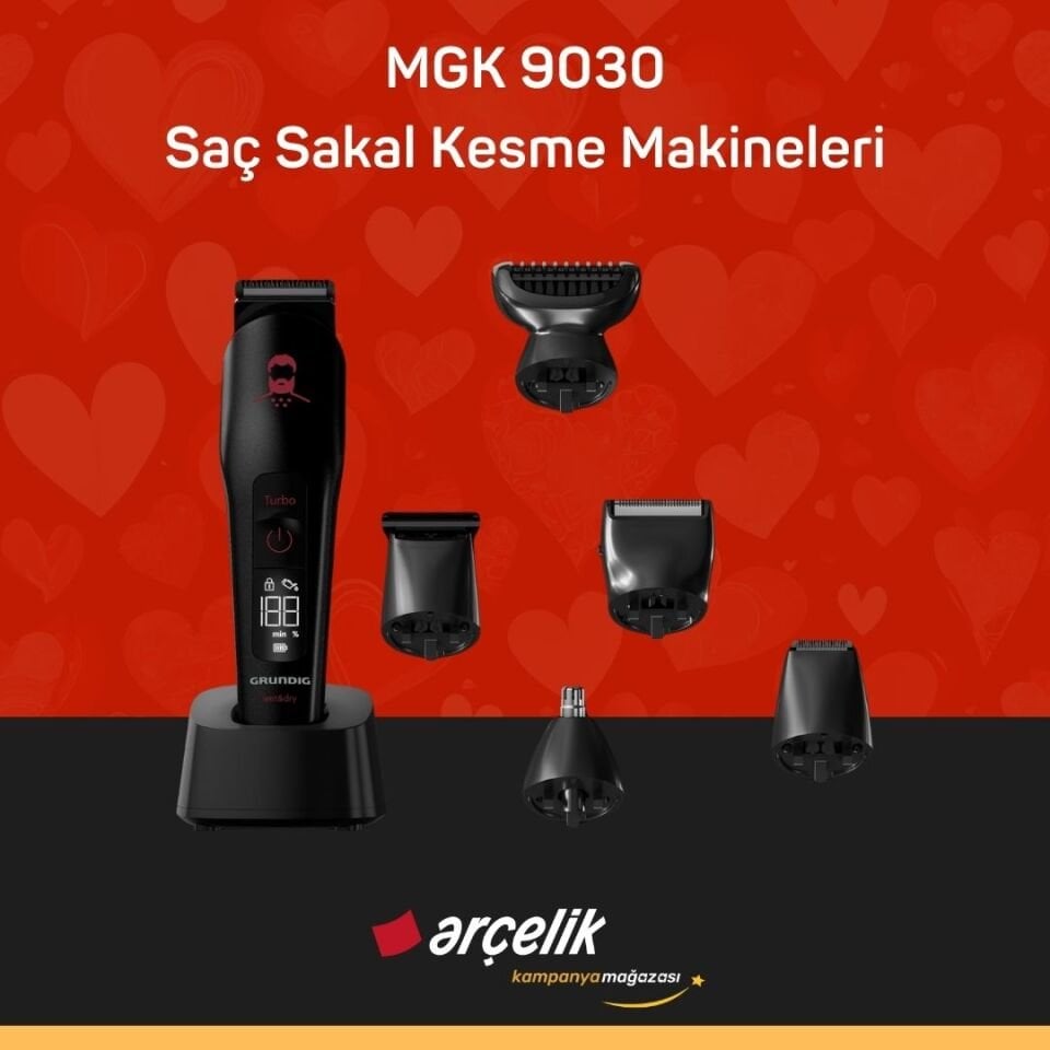 GRUNDIG MGK 9030 Saç Sakal Kesme Makineleri