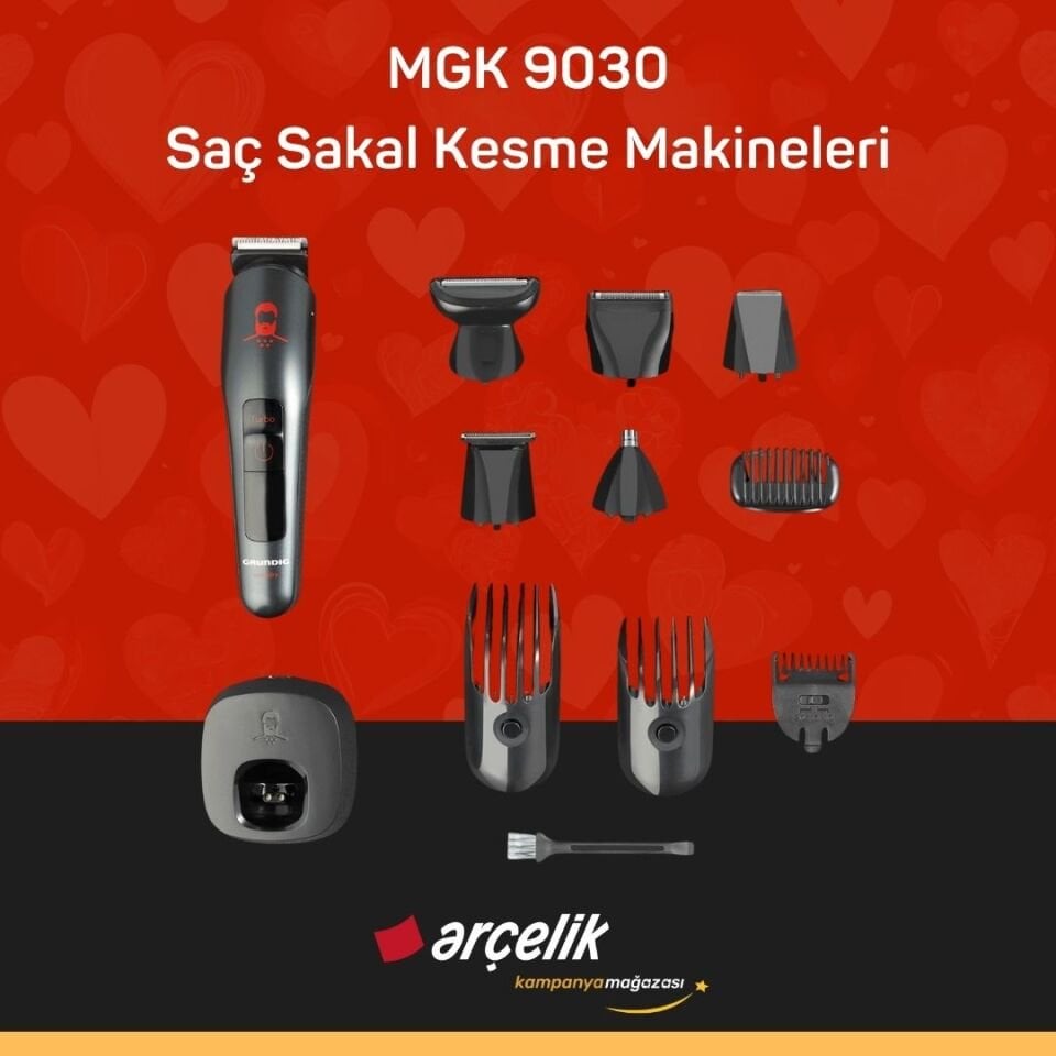 GRUNDIG MGK 9030 Saç Sakal Kesme Makineleri