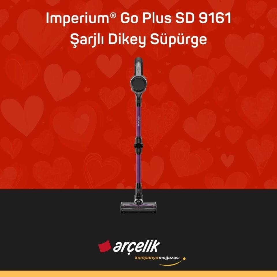 ARÇELİK Imperium® Go Plus SD 9161 Şarjlı Dikey Süpürge