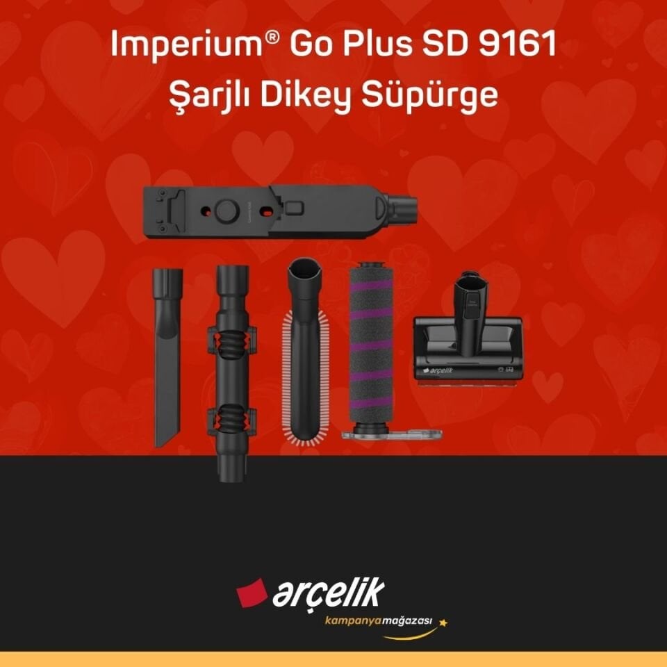 ARÇELİK Imperium® Go Plus SD 9161 Şarjlı Dikey Süpürge