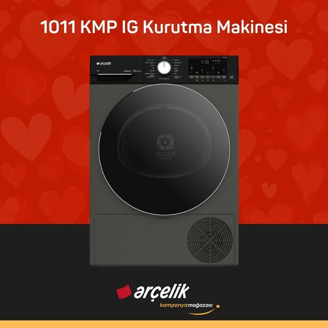 ARÇELİK 1011 KMP IG 10 Kg Kurutma Makinesi
