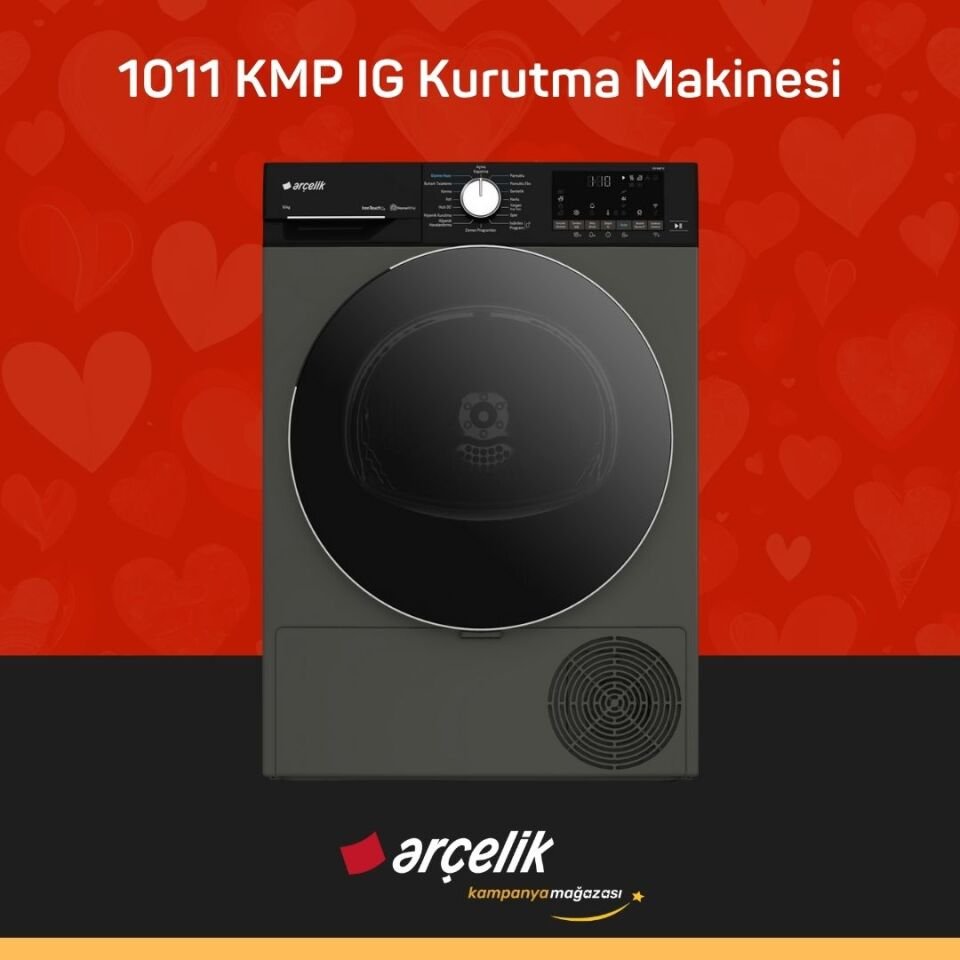 ARÇELİK 1011 KMP IG 10 Kg Kurutma Makinesi