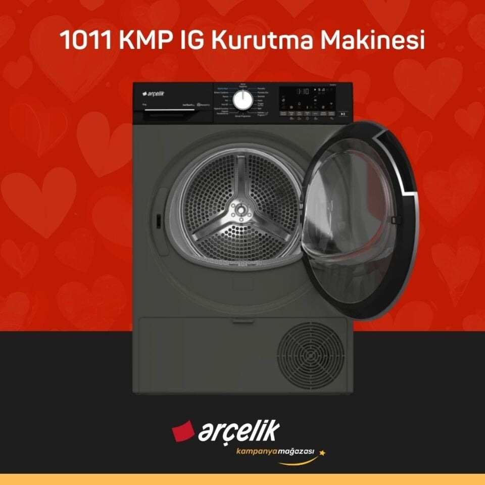ARÇELİK 1011 KMP IG 10 Kg Kurutma Makinesi