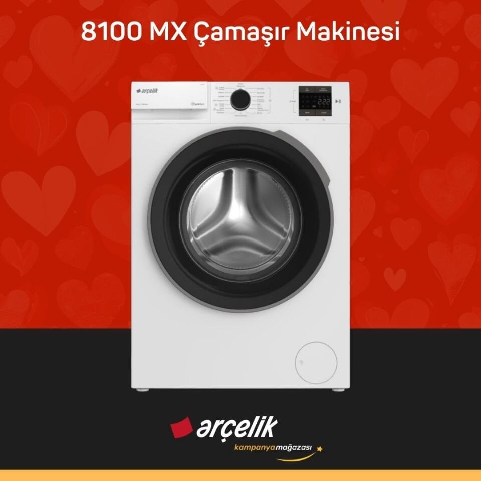 ARÇELİK 8100 MX Çamaşır Makinesi
