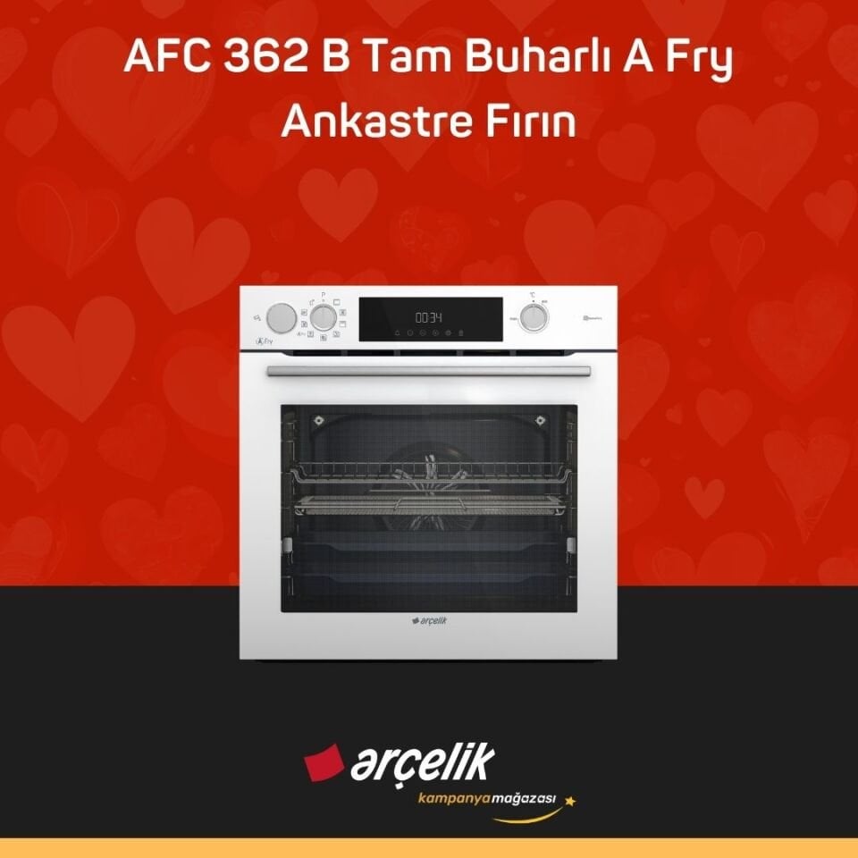 ARÇELİK AFC 362 B AFry Buhar Destekli Fırın