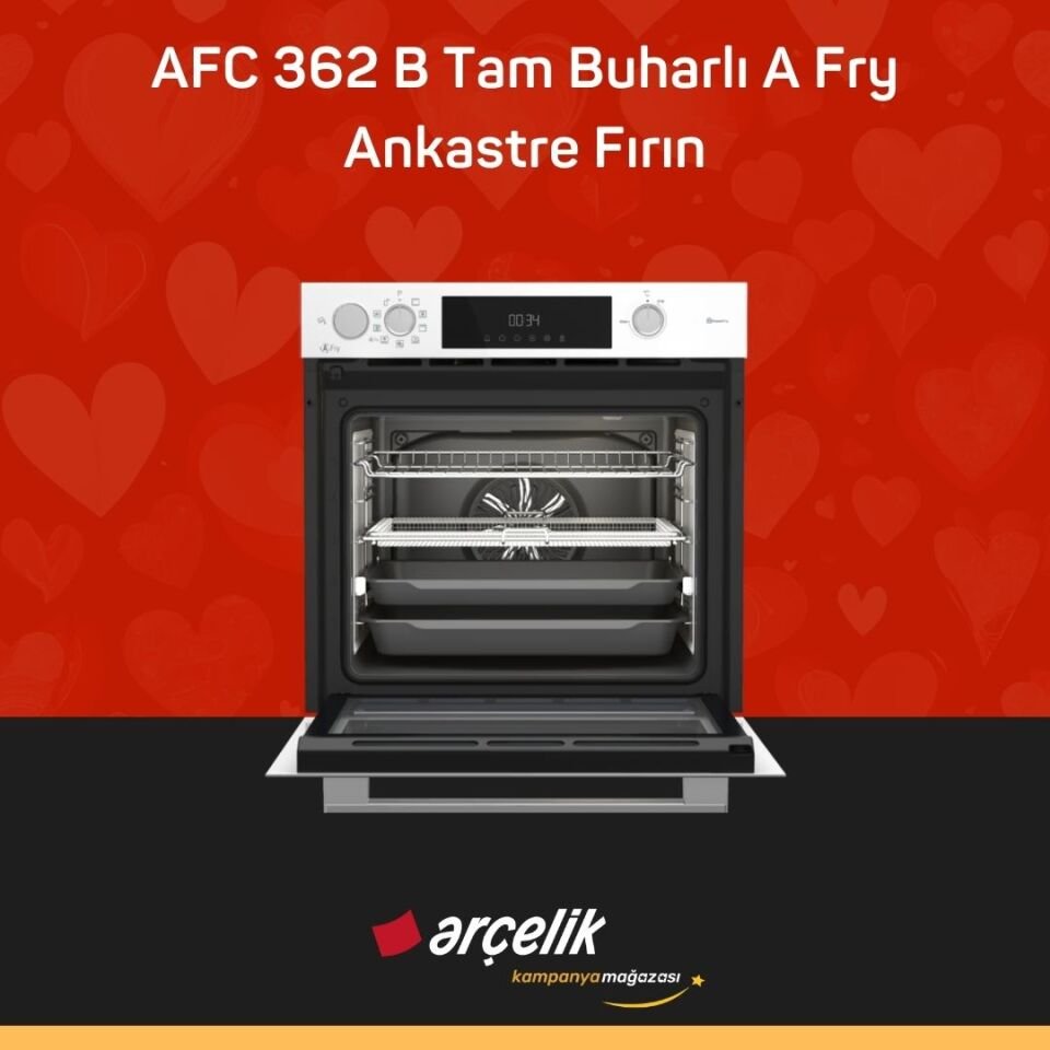 ARÇELİK AFC 362 B AFry Buhar Destekli Fırın