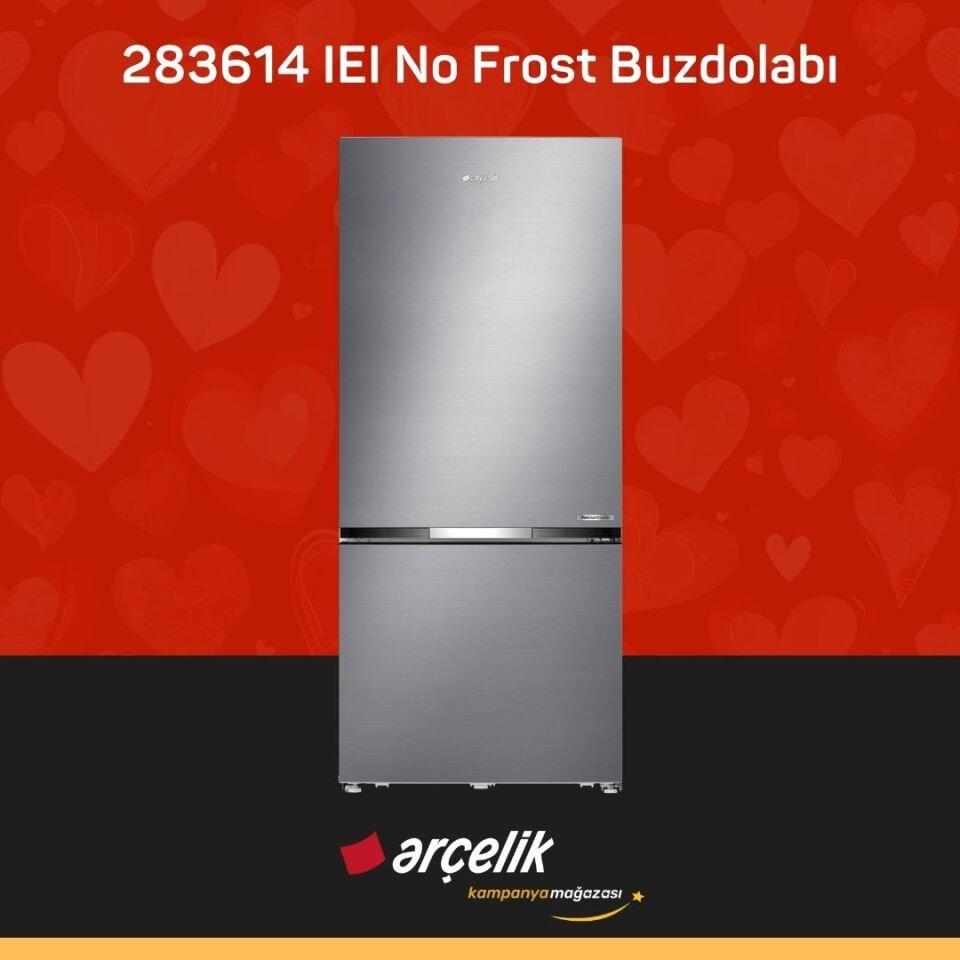 ARÇELİK 283614 IEI Alttan Donduruculu Buzdolabı