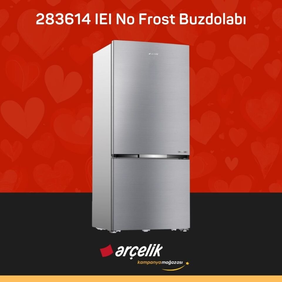 ARÇELİK 283614 IEI Alttan Donduruculu Buzdolabı