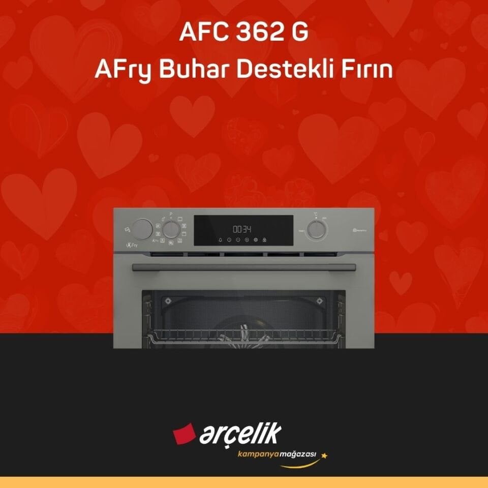ARÇELİK AFC 362 G AFry Buhar Destekli Fırın