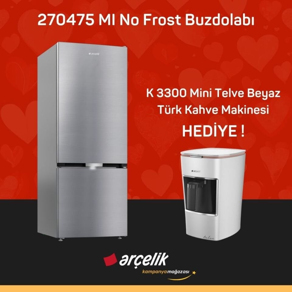 ARÇELİK 270475 MI Alttan Donduruculu Buzdolabı