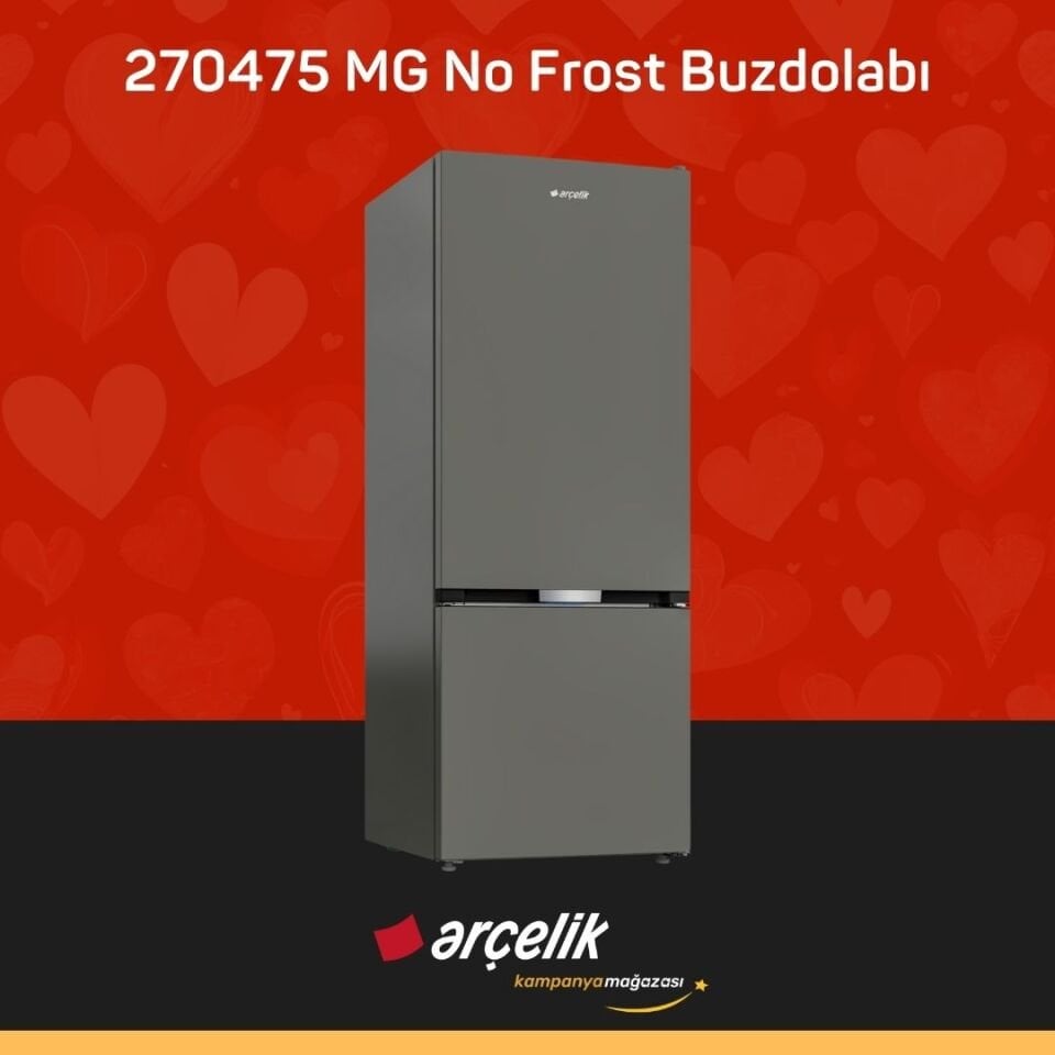ARÇELİK 270475 MG Alttan Donduruculu Buzdolabı