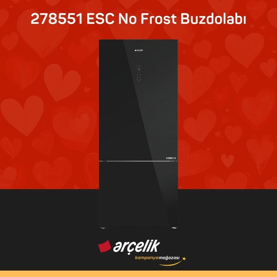 ARÇELİK 278551 ESC Alttan Donduruculu Buzdolabı