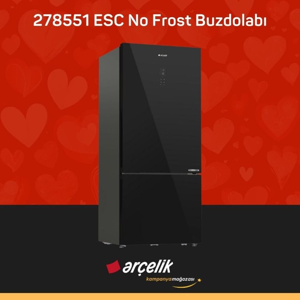 ARÇELİK 278551 ESC Alttan Donduruculu Buzdolabı