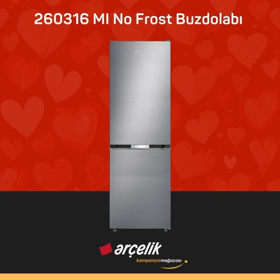 ARÇELİK 230316 MI Alttan Donduruculu Buzdolabı