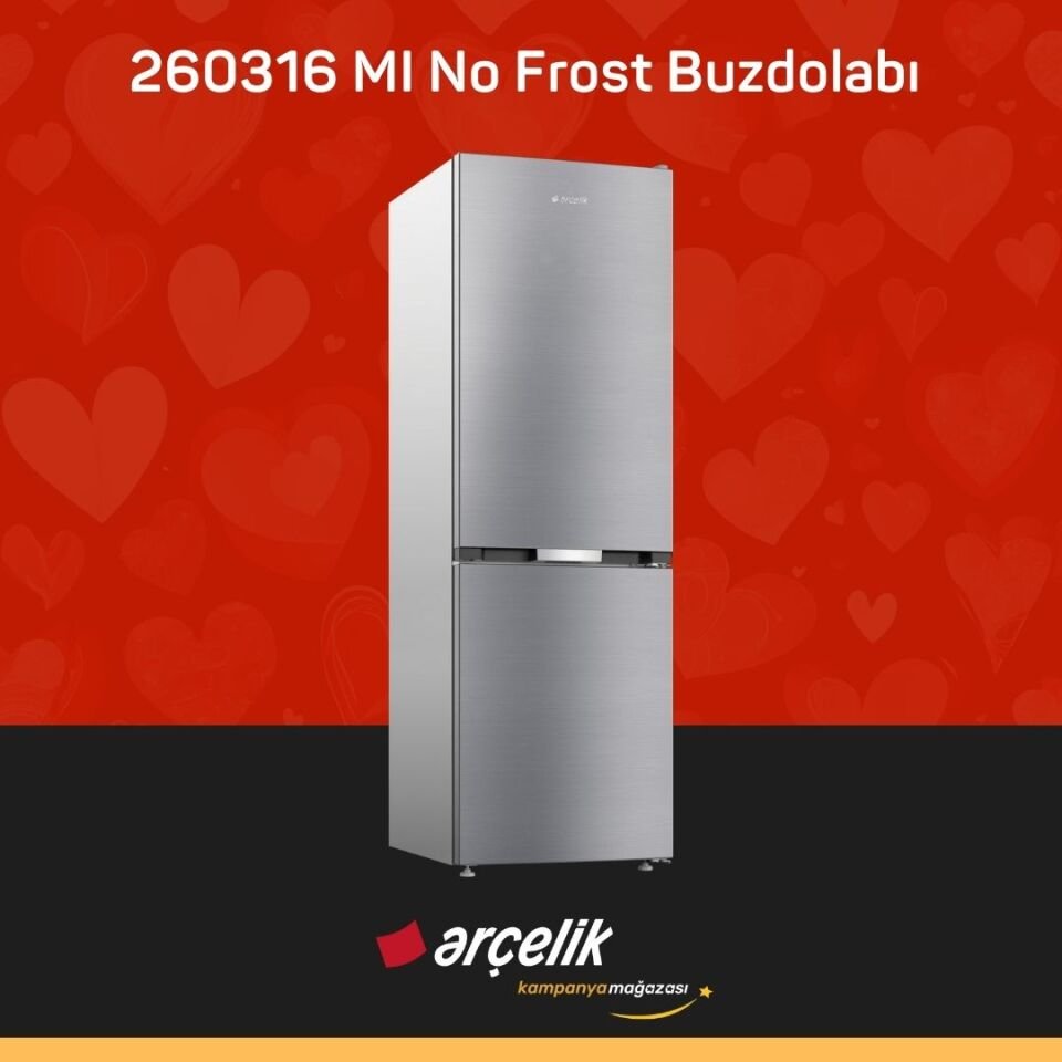 ARÇELİK 230316 MI Alttan Donduruculu Buzdolabı