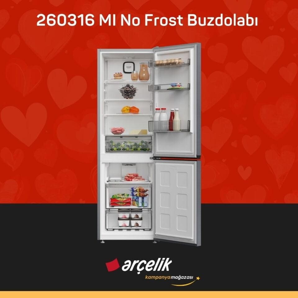 ARÇELİK 230316 MI Alttan Donduruculu Buzdolabı