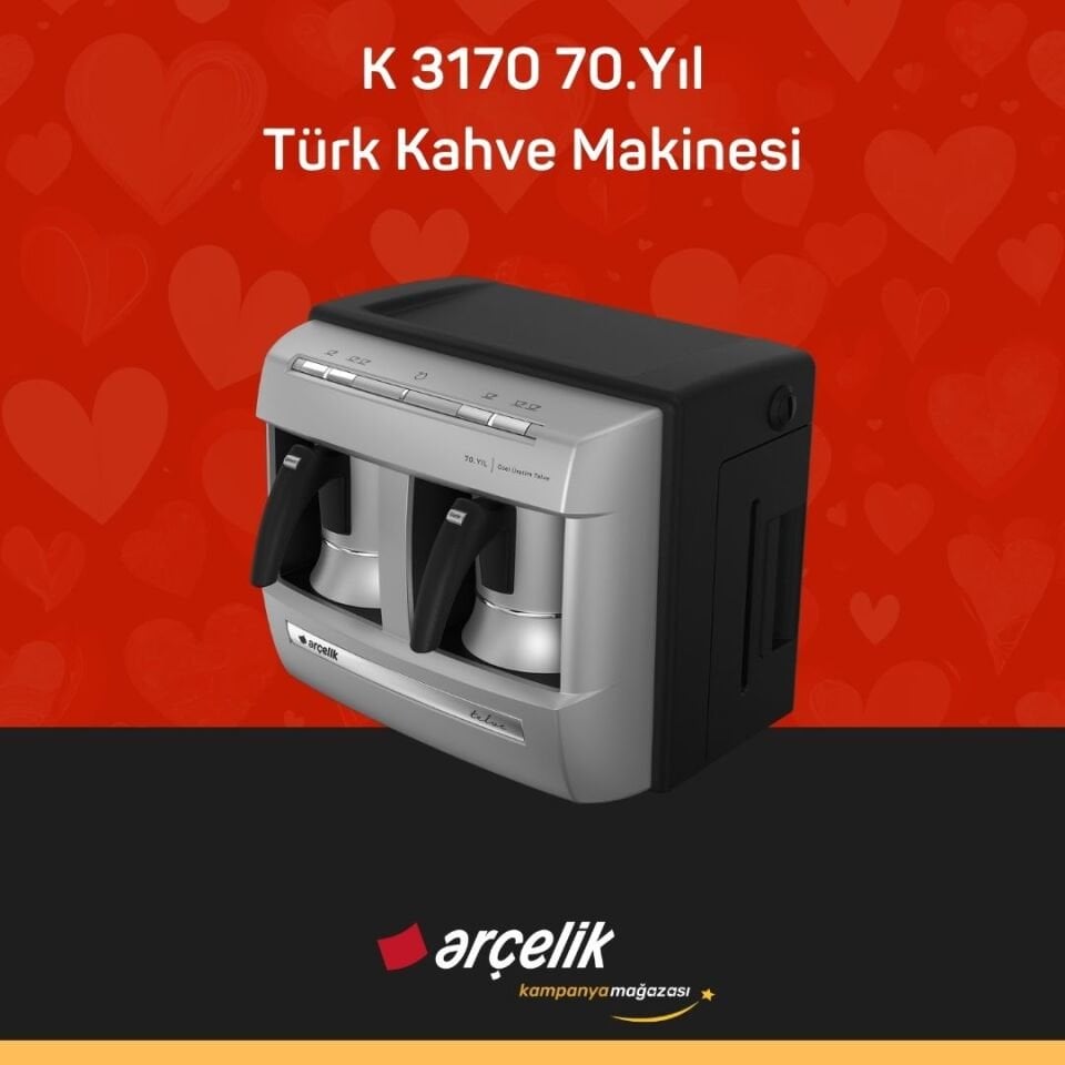 ARÇELİK K 3170 70. Yıl Türk Kahve Makinesi