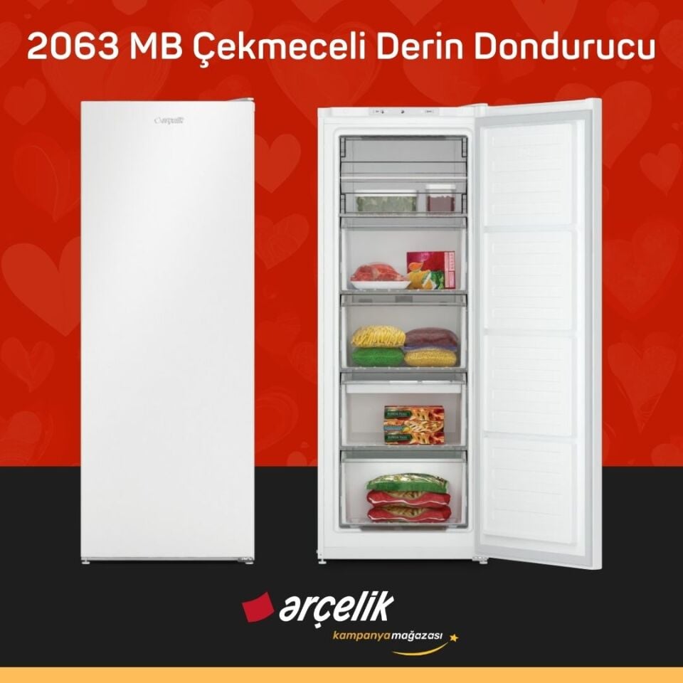 ARÇELİK 2063 MB Çekmeceli Derin Dondurucu