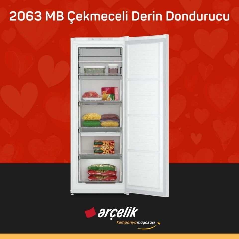 ARÇELİK 2063 MB Çekmeceli Derin Dondurucu