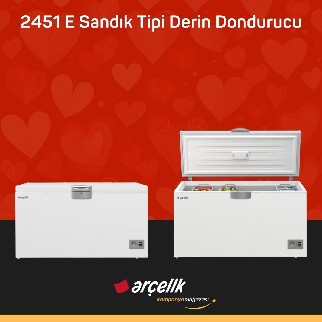 ARÇELİK 2451 E Sandık Tipi Derin Dondurucu