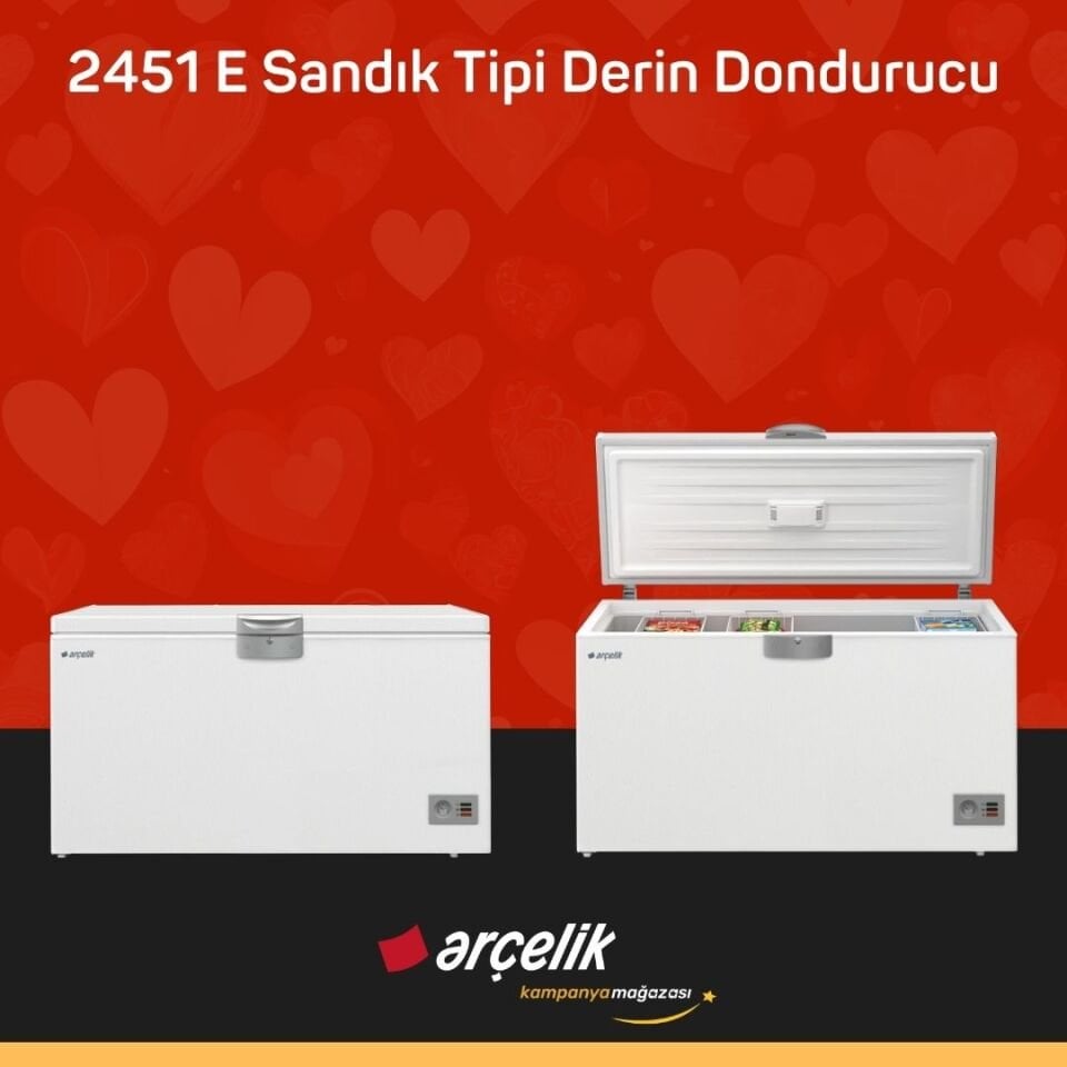ARÇELİK 2451 E Sandık Tipi Derin Dondurucu