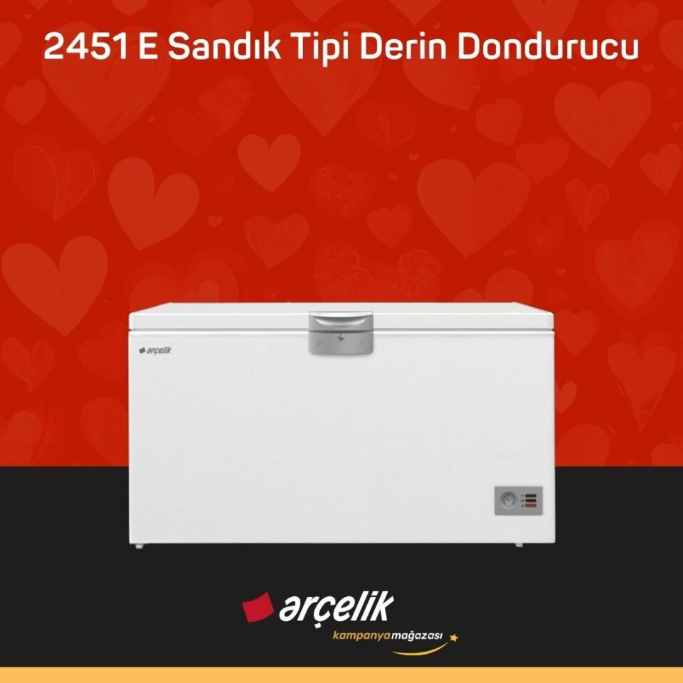 ARÇELİK 2451 E Sandık Tipi Derin Dondurucu