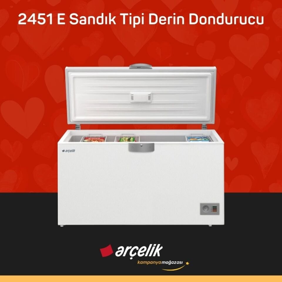 ARÇELİK 2451 E Sandık Tipi Derin Dondurucu