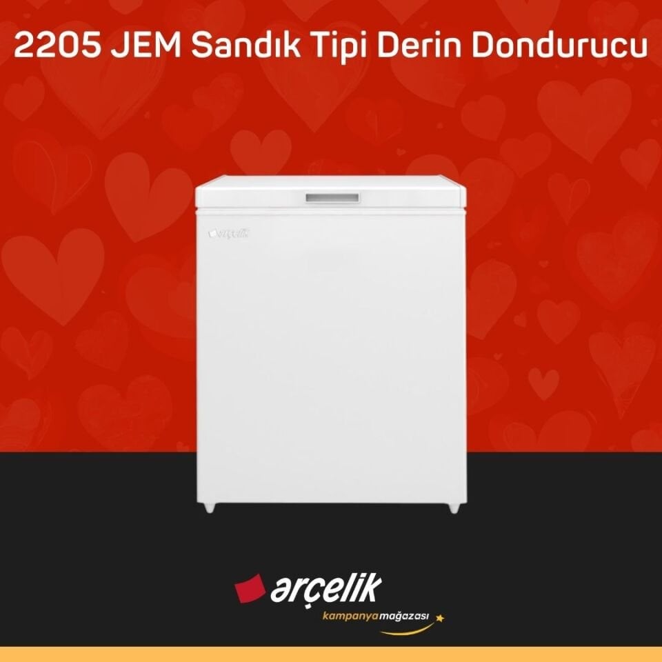 ARÇELİK 2205 JEM Sandık Tipi Derin Dondurucu