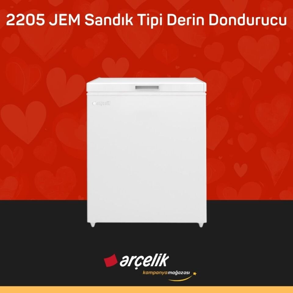 ARÇELİK 2205 JEM Sandık Tipi Derin Dondurucu