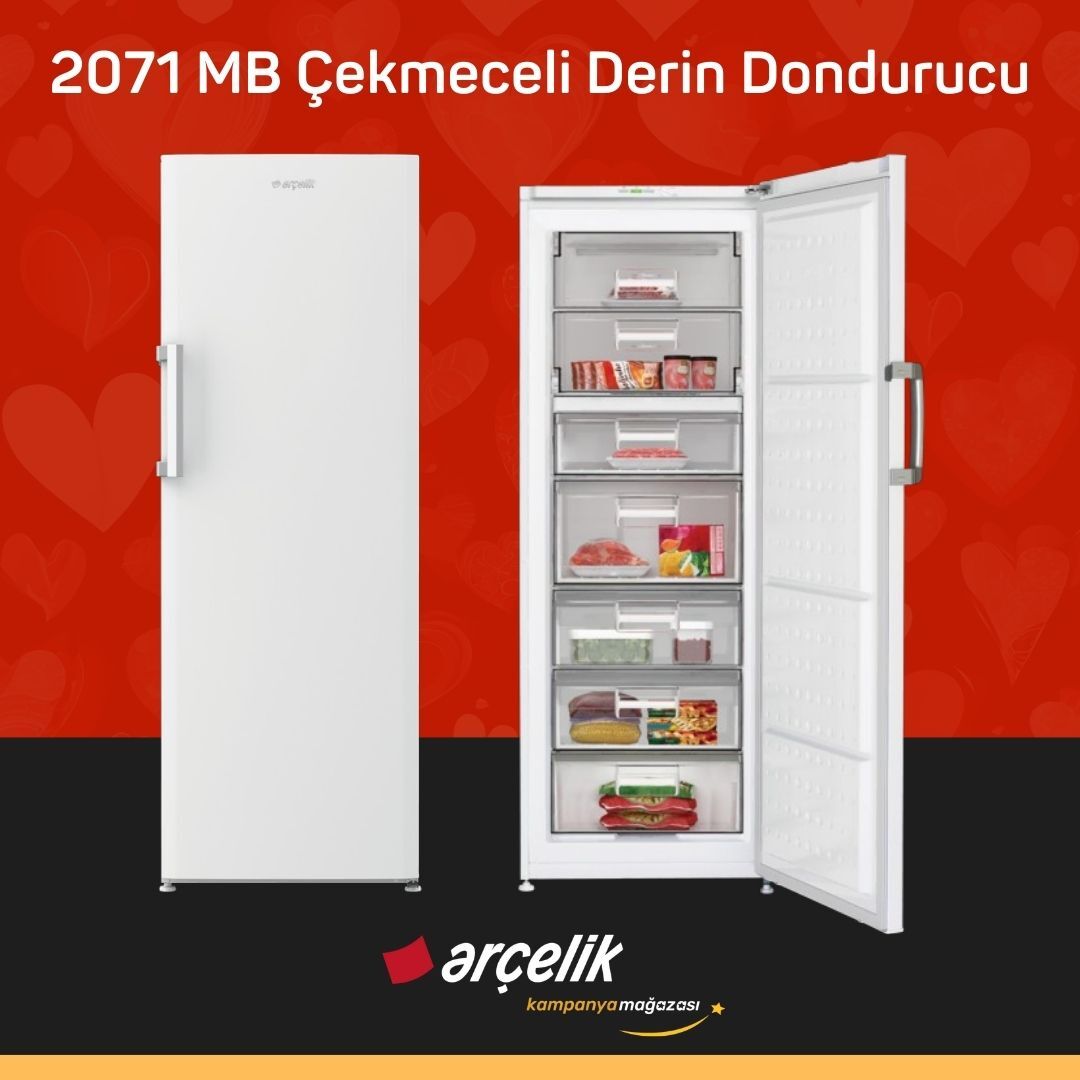 ARÇELİK 2071 MB Çekmeceli Derin Dondurucu